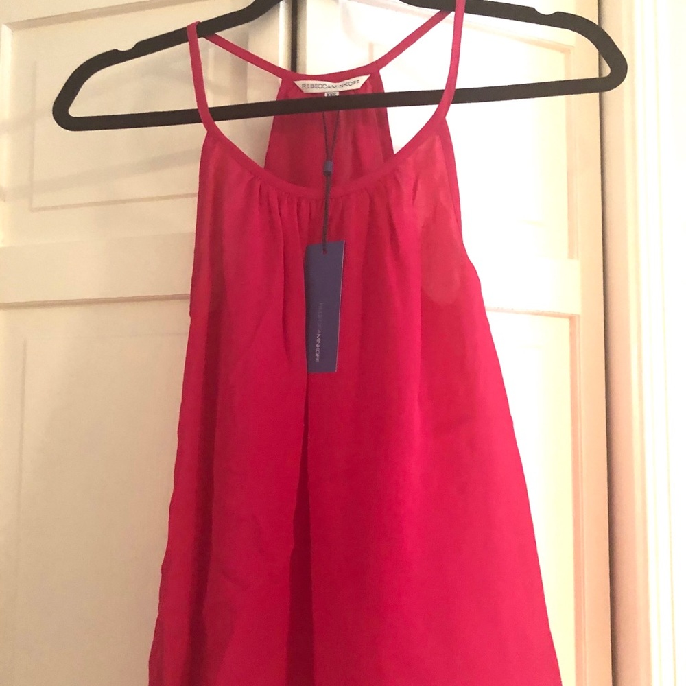 Women’s Rebecca Minkoff fuschia tank top size XXS